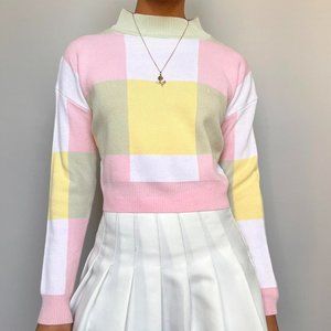 ASOS HEARTBREAK color block sweater